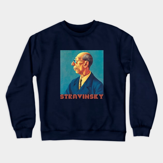 IGOR STRAVINSKY Crewneck Sweatshirt by Cryptilian